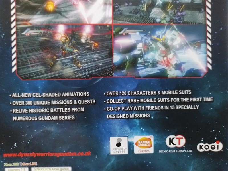 Xbox 360 - Dynasty Warriors Gundam 3