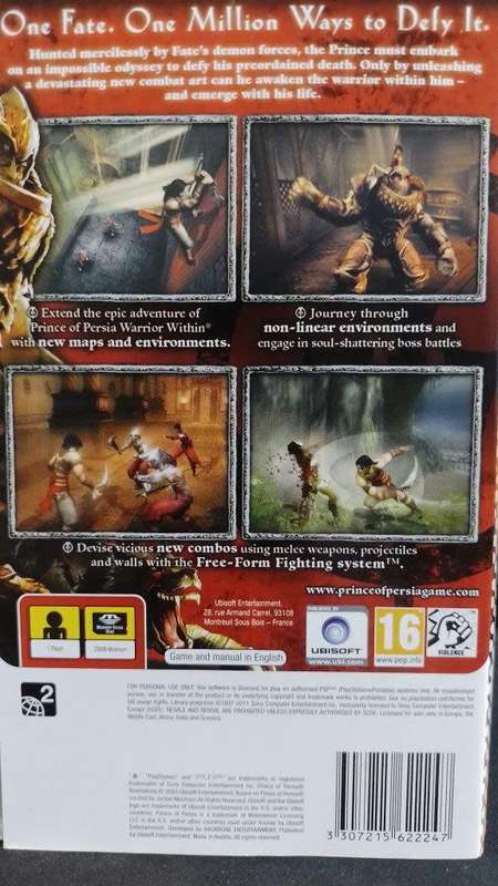 PSP - Prince of Persia Revelations - PSP Essentials