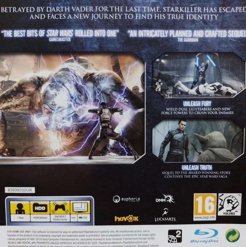 PS3 - Star Wars the Force Unleashed II