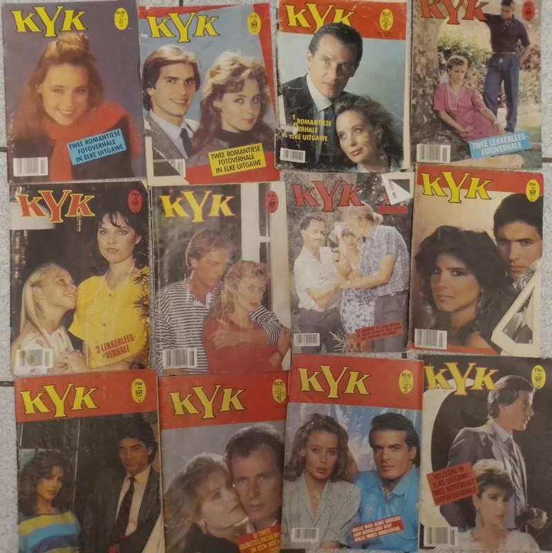 Job Lot of 12 x Vintage KYK Photo Story Magazines Circa 70`s 80`s