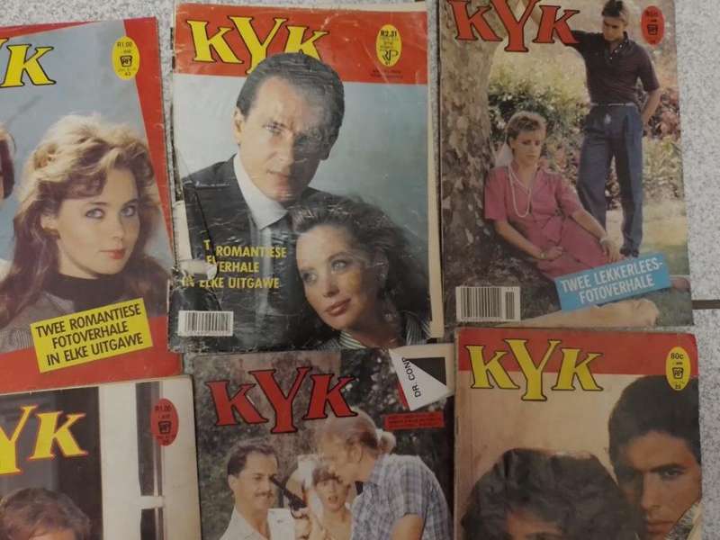 Job Lot of 12 x Vintage KYK Photo Story Magazines Circa 70`s 80`s