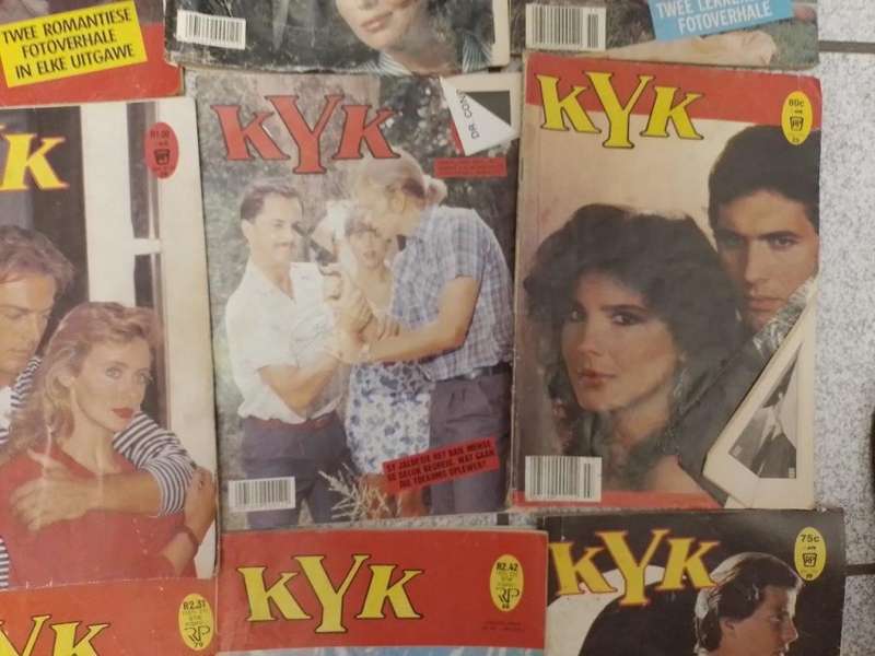 Job Lot of 12 x Vintage KYK Photo Story Magazines Circa 70`s 80`s