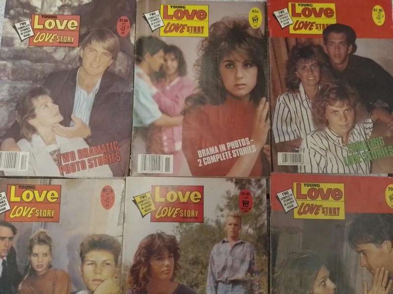 Job Lot of 8 x Vintage Young Love Love Story Photo Story Magazines Circa 70`s 80`s