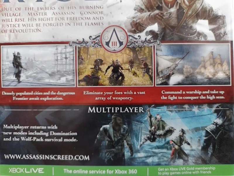 Xbox 360 - Assassin`s Creed III
