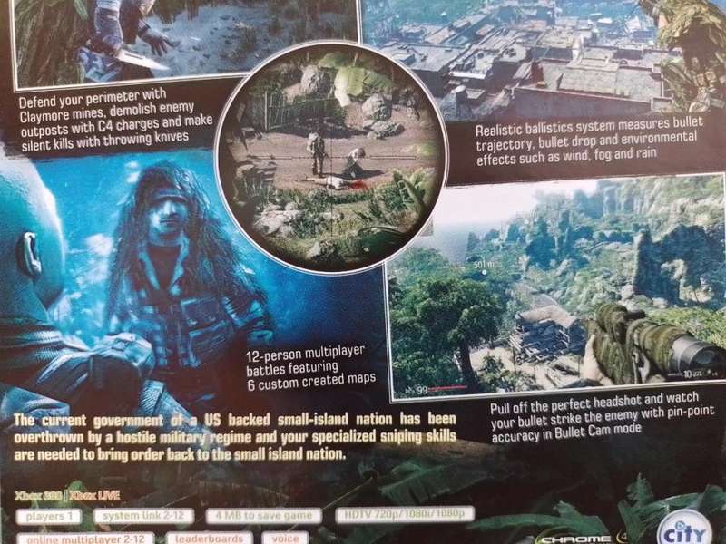 Xbox 360 - Sniper Ghost Warrior - Classics