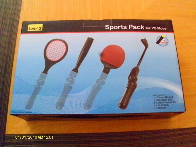 PS3 - Logic 3 Sports Pack for Playstation Move (NOS)