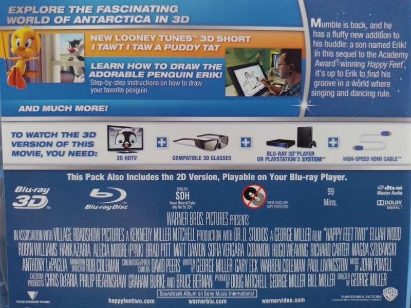Blu-ray3D - Happy Feet 2 (Blu Ray 3D + Blu Ray)