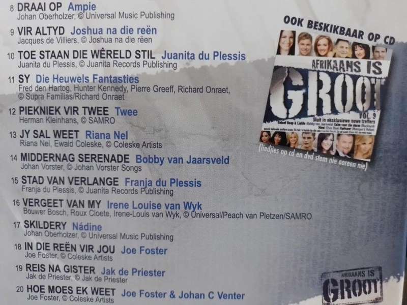 DVD - Afrikaans Is Groot - Vol 9