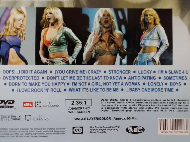 DVD - Britney Spears Live From Las Vegas