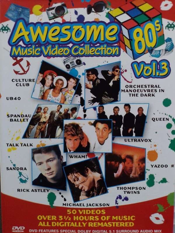 DVD - Awesome 80`s Music Video Collection