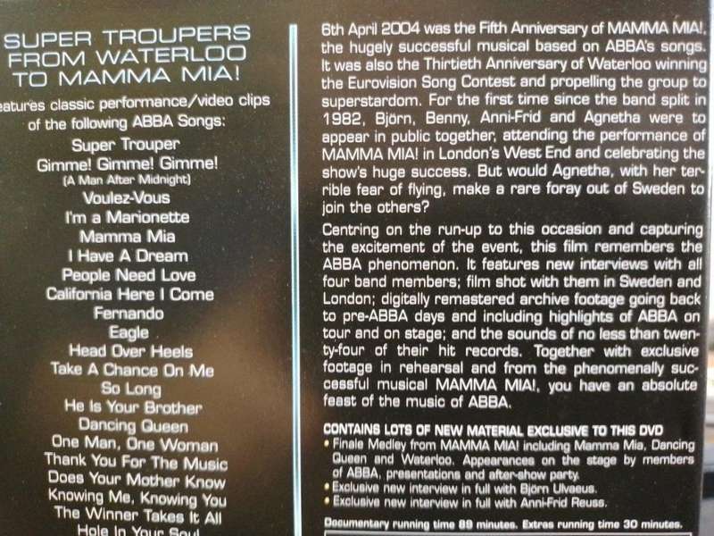 DVD - ABBA Super Troupers