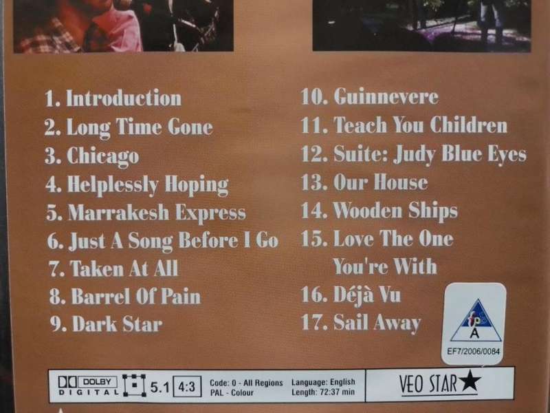 DVD - Crosby Stills & Nash Deja Vu