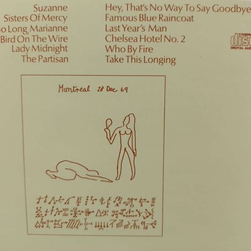 CD - Leonard Cohen - Greatest Hits - CDANIC 043