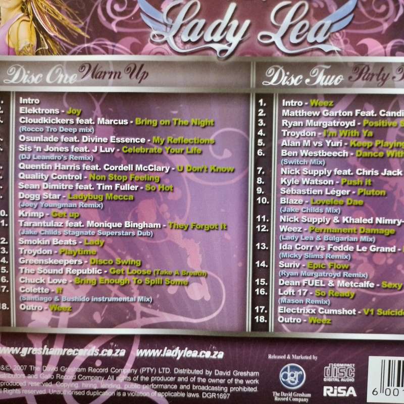 CD - Lady Lea Catch Me If You Can 3rd Time Lucky (2cd)