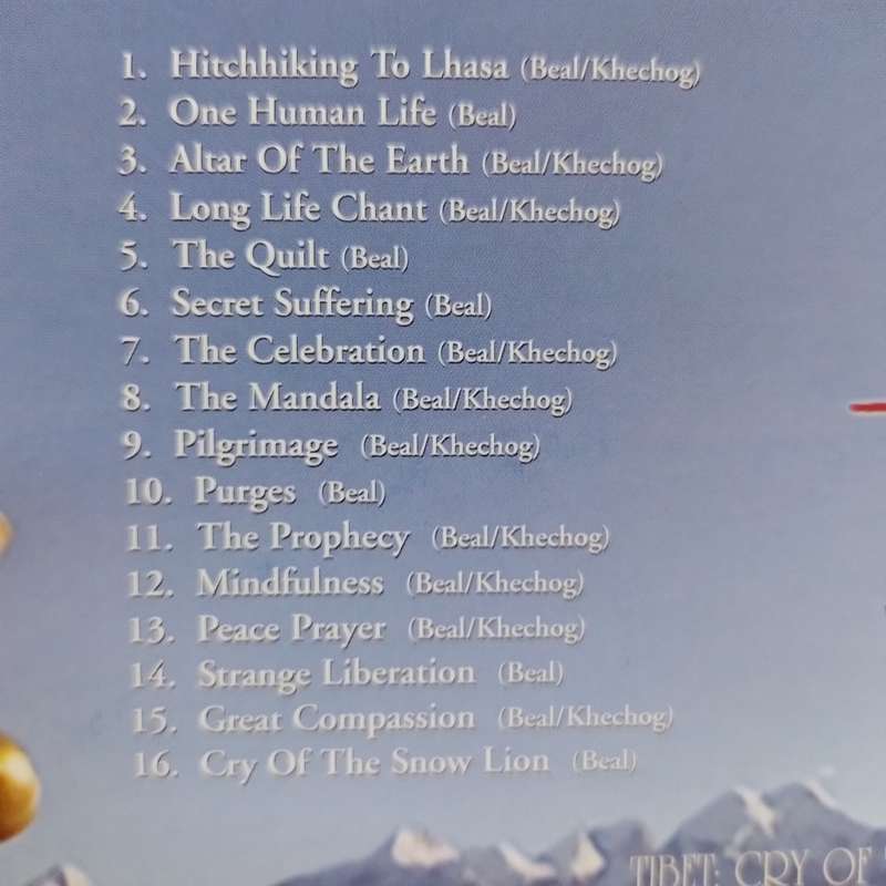 CD - Tibet: Cry Of The Snow Lion - Music From The Motion Picture KAR-CD-82032