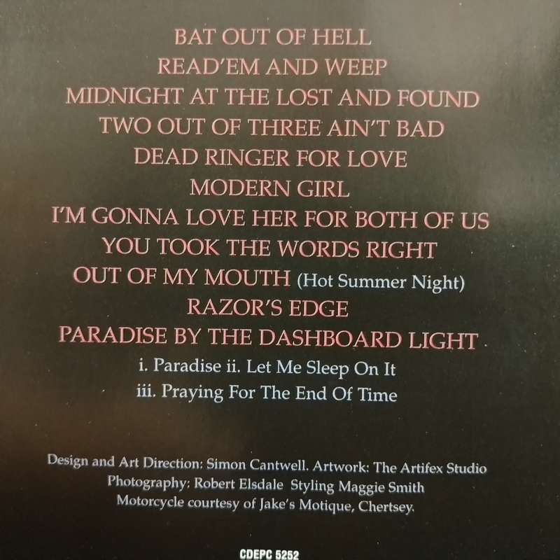 CD - Meat Loaf - Hits Out Of Hell