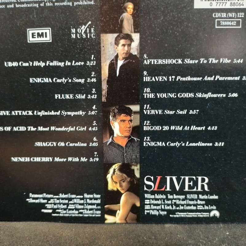 CD - Sliver - Music From The Motion Picture Soundtrack