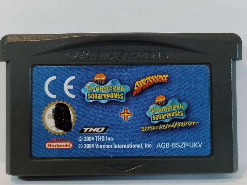 Game Boy Advance - SpongeBob SquarePants Super Sponge + Battle For Bikini Bottom