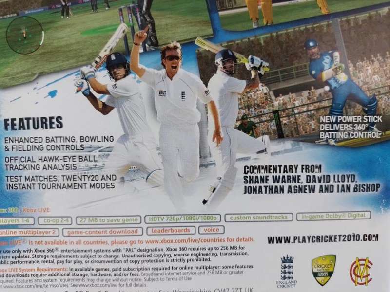 Xbox 360 - International Cricket 2010
