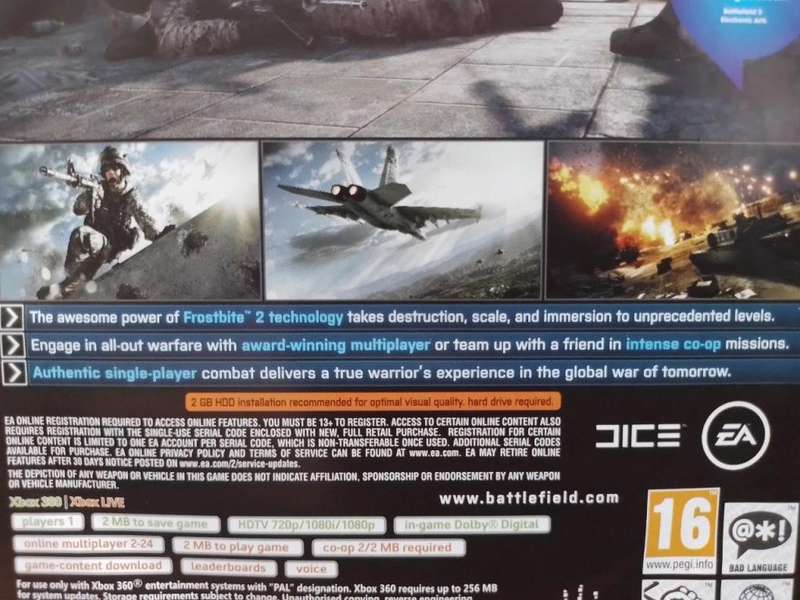 Xbox 360 - Battlefield 3