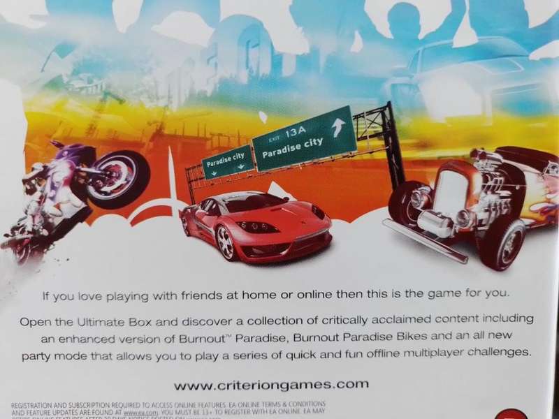 Xbox 360 - Burnout Paradise The Ultimate Box
