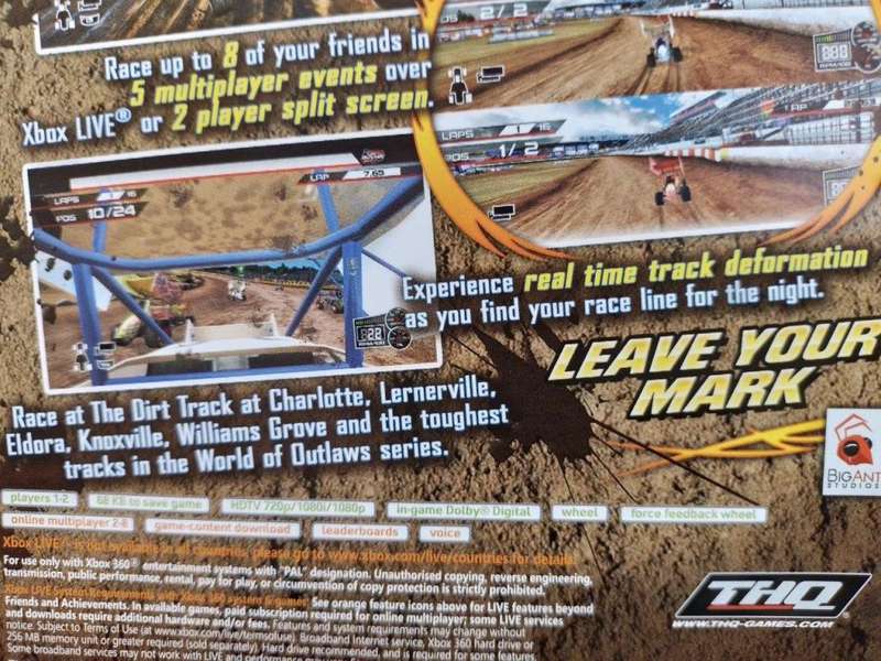 Xbox 360 - World of Outlaws Sprint Cars
