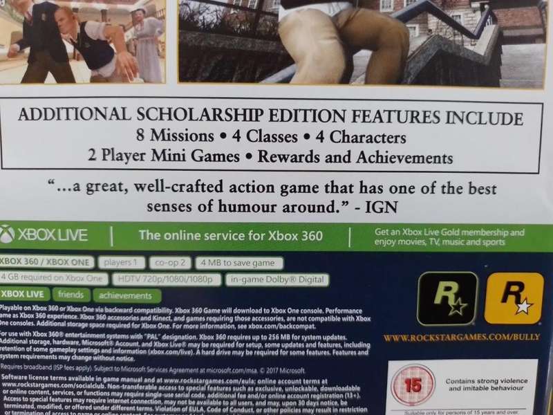 Xbox One - Bully Scholarship Edition (Plays on Xbox 360)