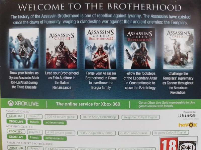 Xbox 360 - Assassin`s Creed Heritage Collection