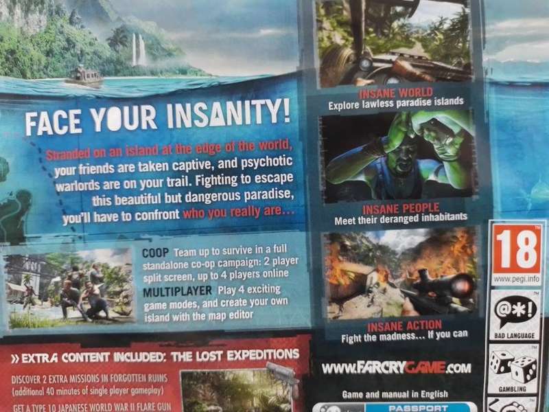 PS3 - Far Cry 3 - The Lost Expeditions Edition