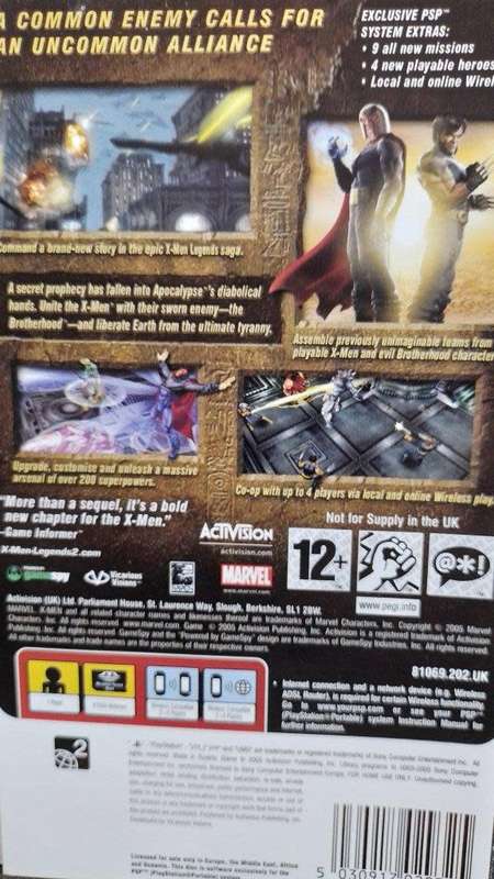 PSP - X-Men Legends II Rise of Apocalypse