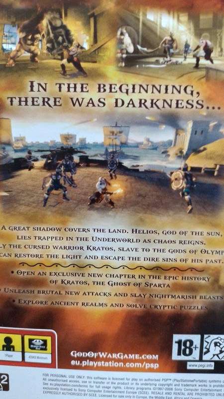 PSP - God of War Chains of Olympus