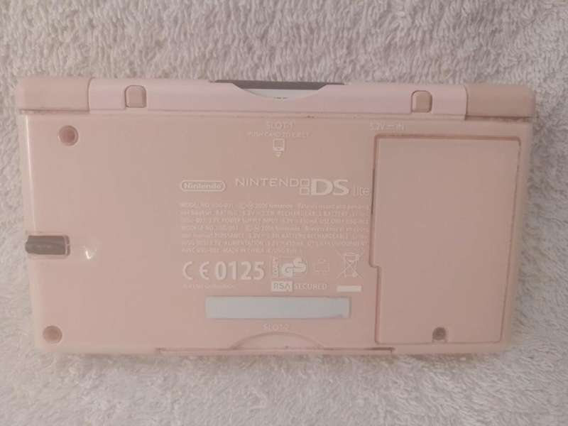 Nintendo DS Lite Pink, c/w Stylus, Charger + High School Musical 3 Cartridge.