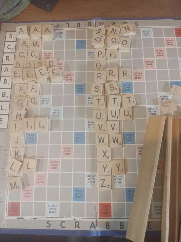 Vintage Scrabble  - Made in RSA - Leon Toys (PTY) LTD Wooden Tiles and Holders