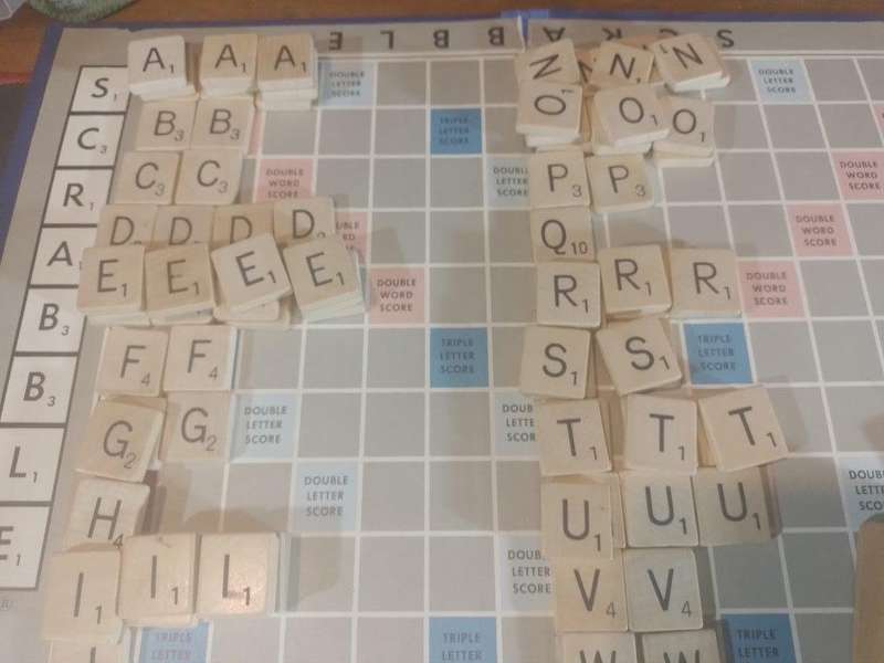 Vintage Scrabble  - Made in RSA - Leon Toys (PTY) LTD Wooden Tiles and Holders