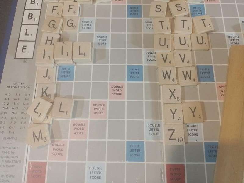 Vintage Scrabble  - Made in RSA - Leon Toys (PTY) LTD Wooden Tiles and Holders