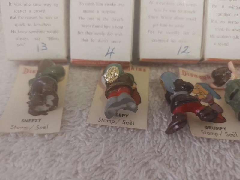 Vintage Disneykins Seven Dwarfs Boxed