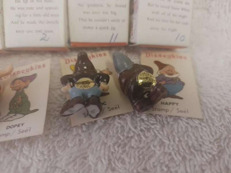 Vintage Disneykins Seven Dwarfs Boxed