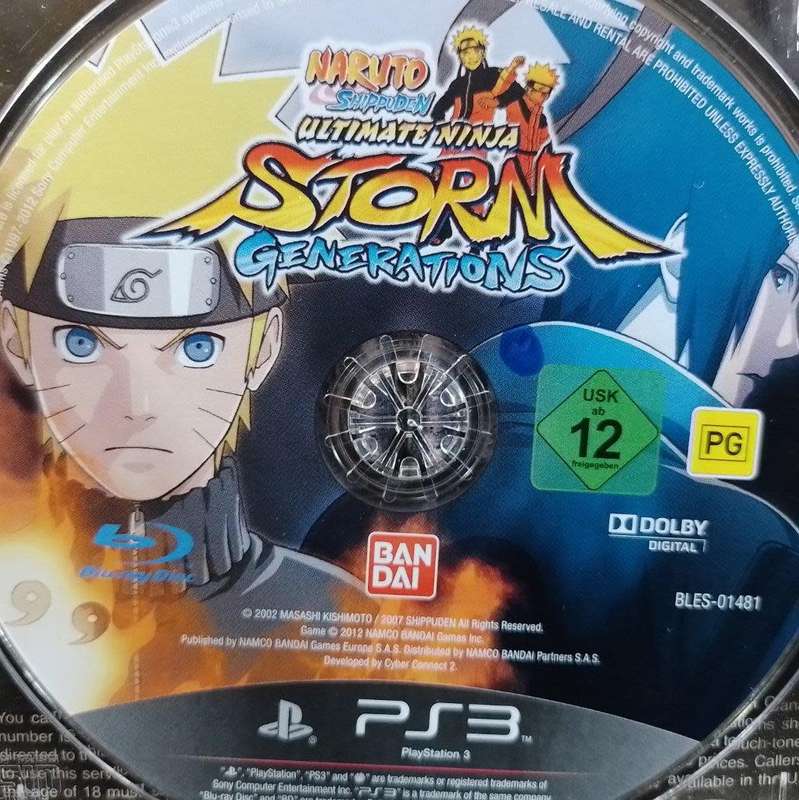 PS3 - Naruto Ultimate Ninja Storm Generations (Disc Only)
