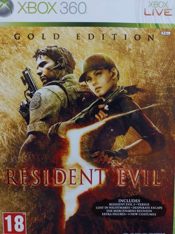 Xbox 360 - Resident Evil 5 Gold Edition