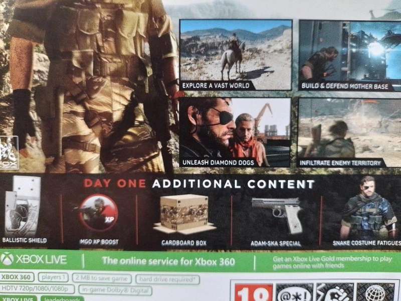 Xbox 360 - Metal Gear Solid V The Phantom Pain