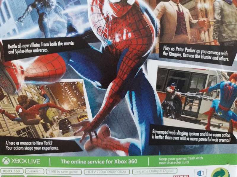 Xbox 360 - The Amazing Spider-Man 2 - See description.