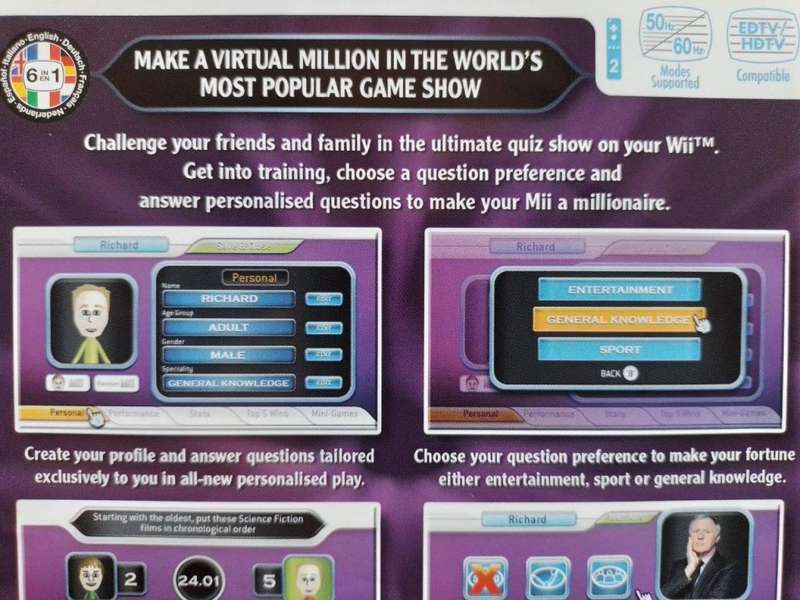 Wii - Who Wants To Be A Millionaire? 2nd Edition