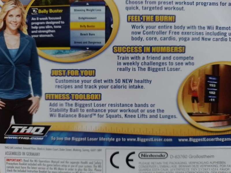 Wii - The Bigest Loser Challenge