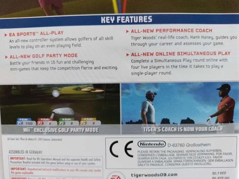Wii - Tiger Woods PGA Tour 09