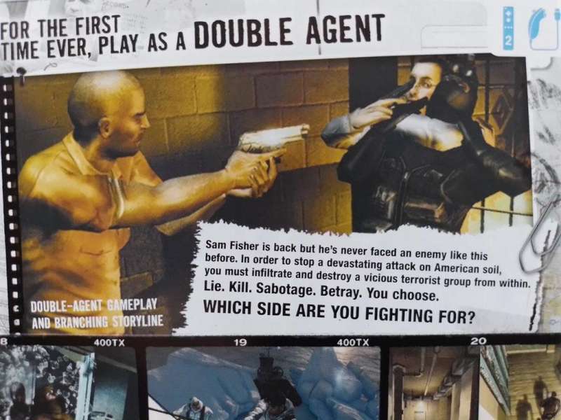 Wii - Tom Clancys Splinter Cell Double Agent