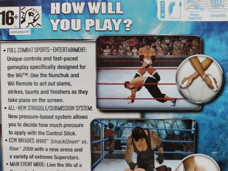Wii - WWE Smack Down vd Raw 2008 feat ECW