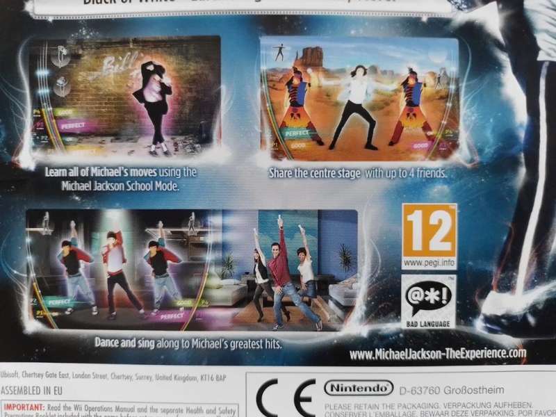 Wii - Michael Jackson The Experience