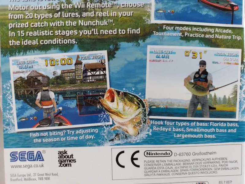Wii - Sega Bass Fishing