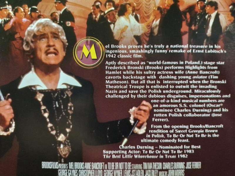DVD - To Be or Not To Be Mel Brooks