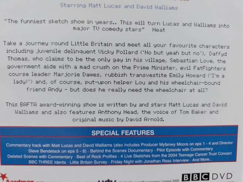 DVD - Little Britain The Complete First Series